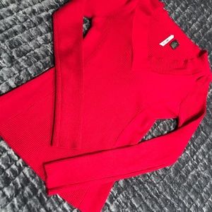 Christmas Red stretchy top❤️